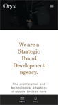 Mobile Screenshot of oryxagency.com